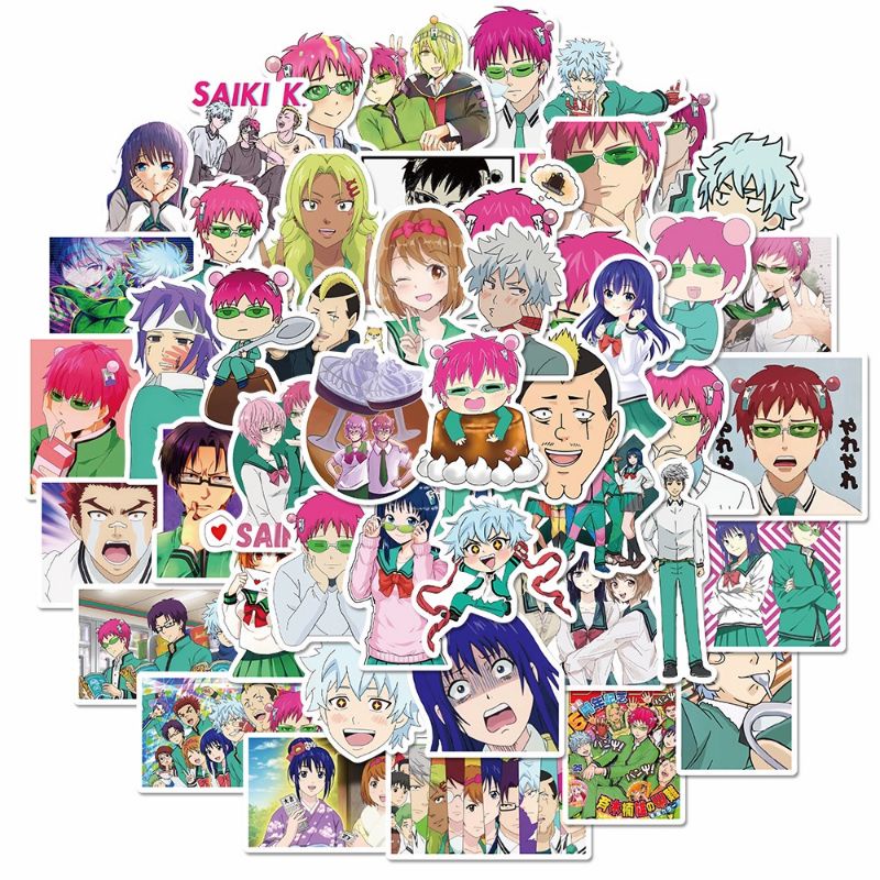 Jual Stickers Anime Saiki K Shopee Indonesia