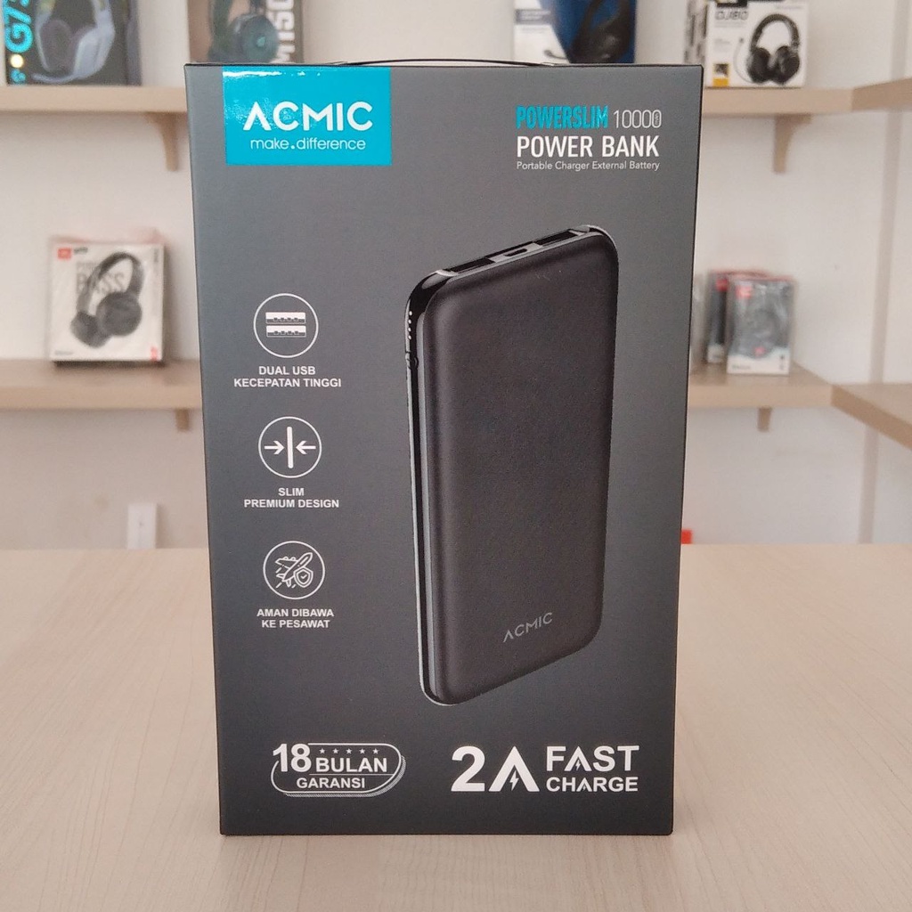 Jual Acmic Powerbank Mah Garansi Resmi Shopee Indonesia