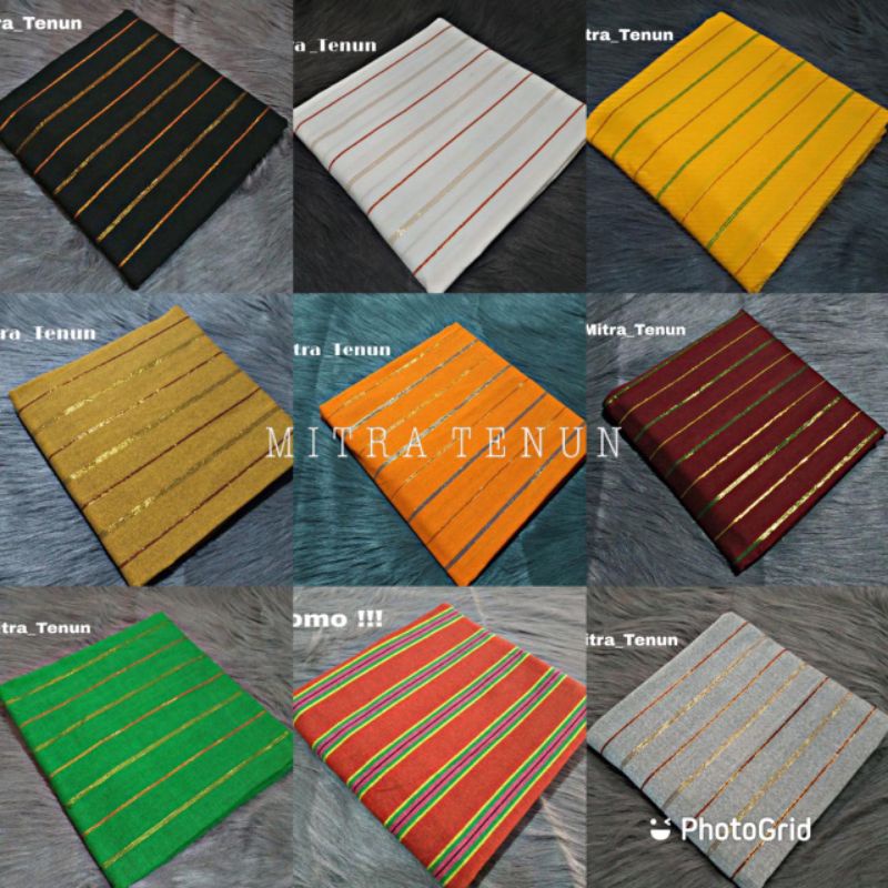 Jual Tenun Lurik Mix Emas Jepara Toraja Shopee Indonesia