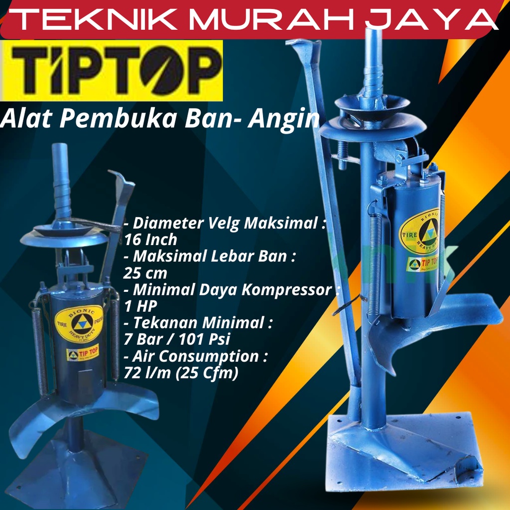 Jual TIP TOP Original Alat Pembuka Ban Mobil Bukaan Ban Angin Kompresor