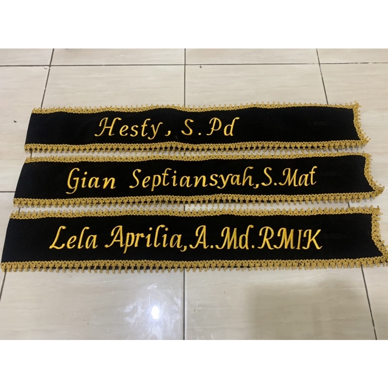 Jual Selempang Wisuda Paket Kilat Hari Jadi Tanpa Logo Shopee