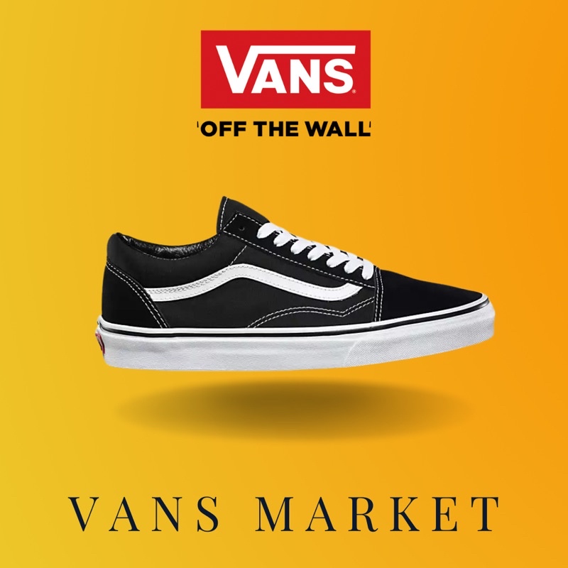 Jual Vans Old Skool Black White Classic Original Shopee Indonesia