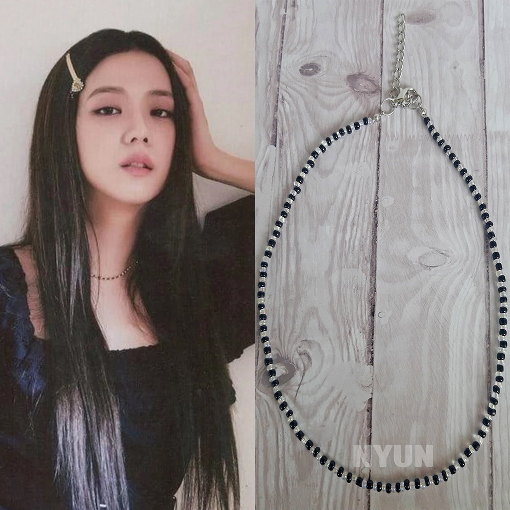 Jual Jisoo Blackpink Kim Jisoo Inspired Seed Bead Necklace Kalung