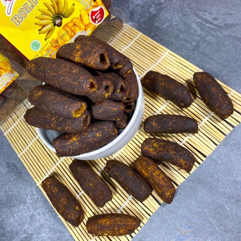 Jual Keripik Pisang Muli Roll Khas Lampung Shopee Indonesia