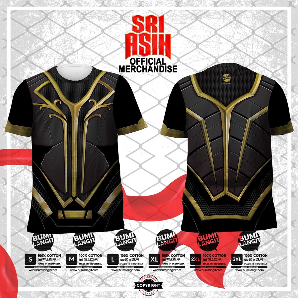 Jual Sri Asih Official Merchandise Kaos Full Print Kostum Sri Asih