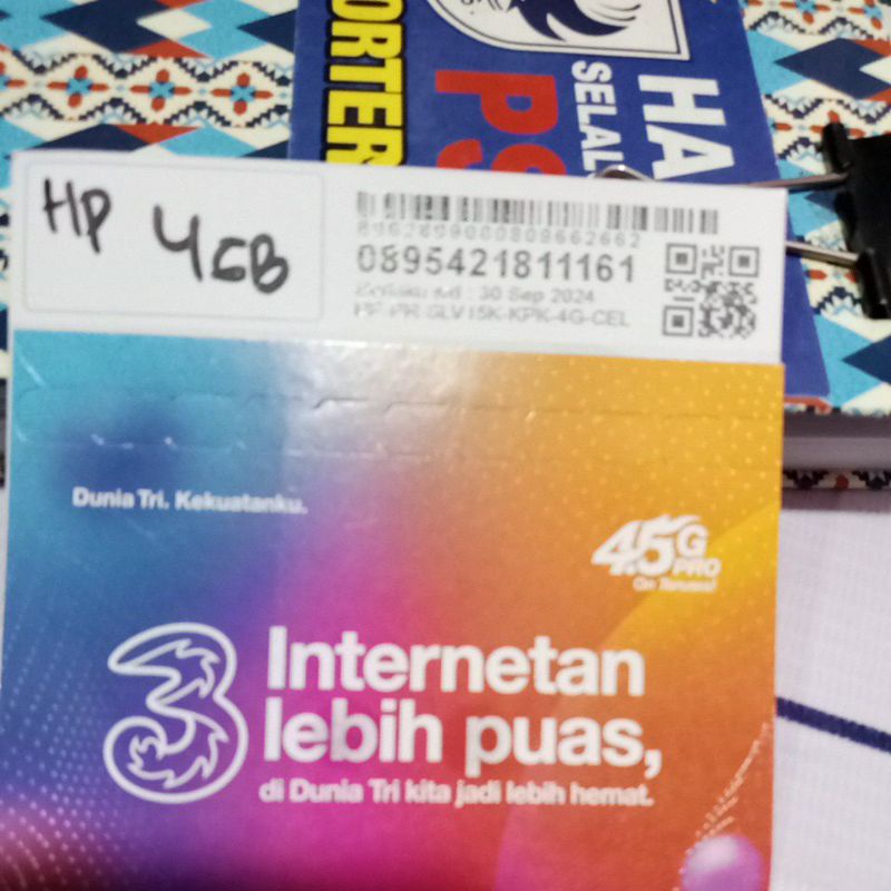 Jual Perdana Three Happy 4 GB Siap Pakai Shopee Indonesia