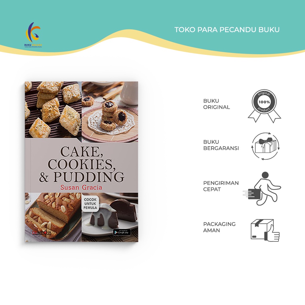 Jual Buku Resep Kue Cake Cookies Pudding Demedia Pustaka