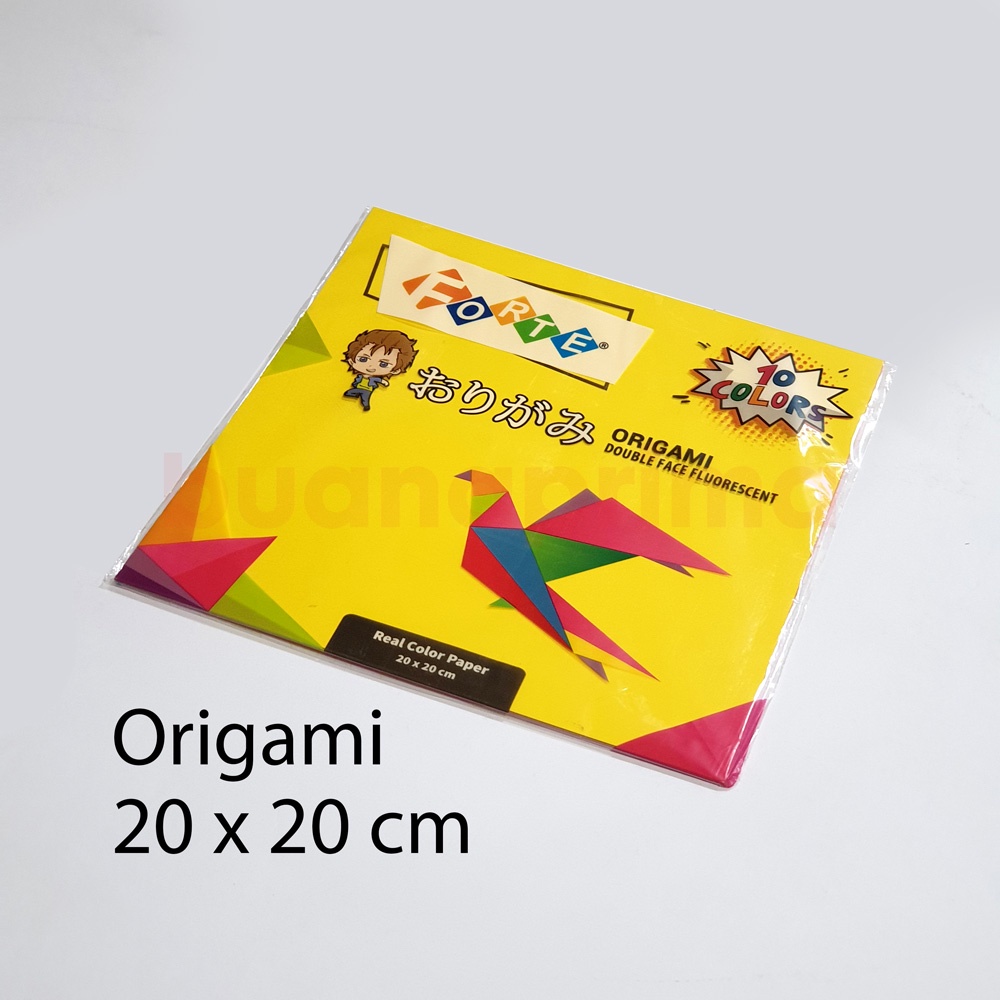 Jual Origami Double Side Forte 20 X 20 Cm Kertas Lipat 2 Sisi Warna