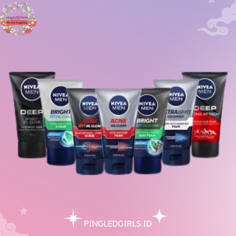 Jual NIVEA MEN FACIAL WASH FACIAL FOAM SABUN CUCI MUKA NIVEA MEN