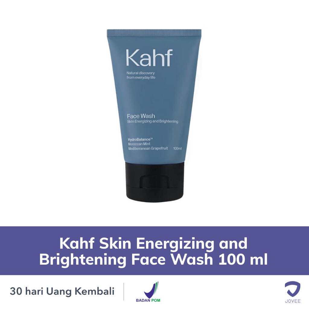 Jual Kahf Skin Energizing And Brightening Face Wash 100 Ml JOVEE