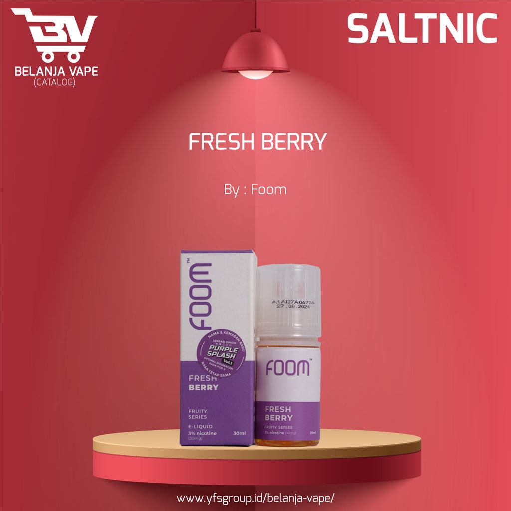 Jual Liquid Foom Fresh Berry Salt Nic Ml Shopee Indonesia