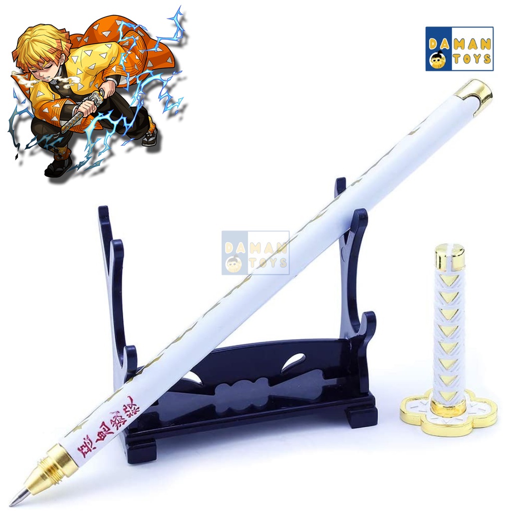 Jual Sword Pen Anime Pulpen Pedang Demon Slayer Zenitsu Kimetsu No