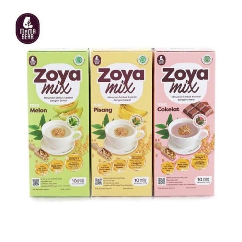 Jual Mama Bear Zoya Mix Susu Kedelai Daun Katuk Pelancar Asi Booster