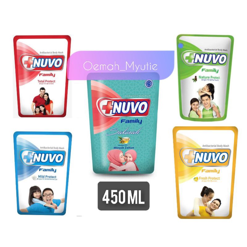 Jual Nuvo Body Wash Sabun Mandi Nuvo Refil Ml Shopee Indonesia