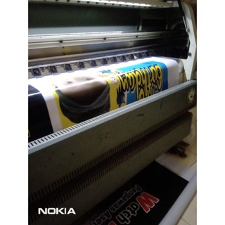 Jual Cetak Spanduk Banner Backdrop Minuman Es Jeruk Peras Ukuran 120