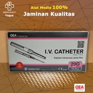 Jual Abbocath IV Catheter 20G GEA Per Box Isi 50 Pcs Shopee Indonesia