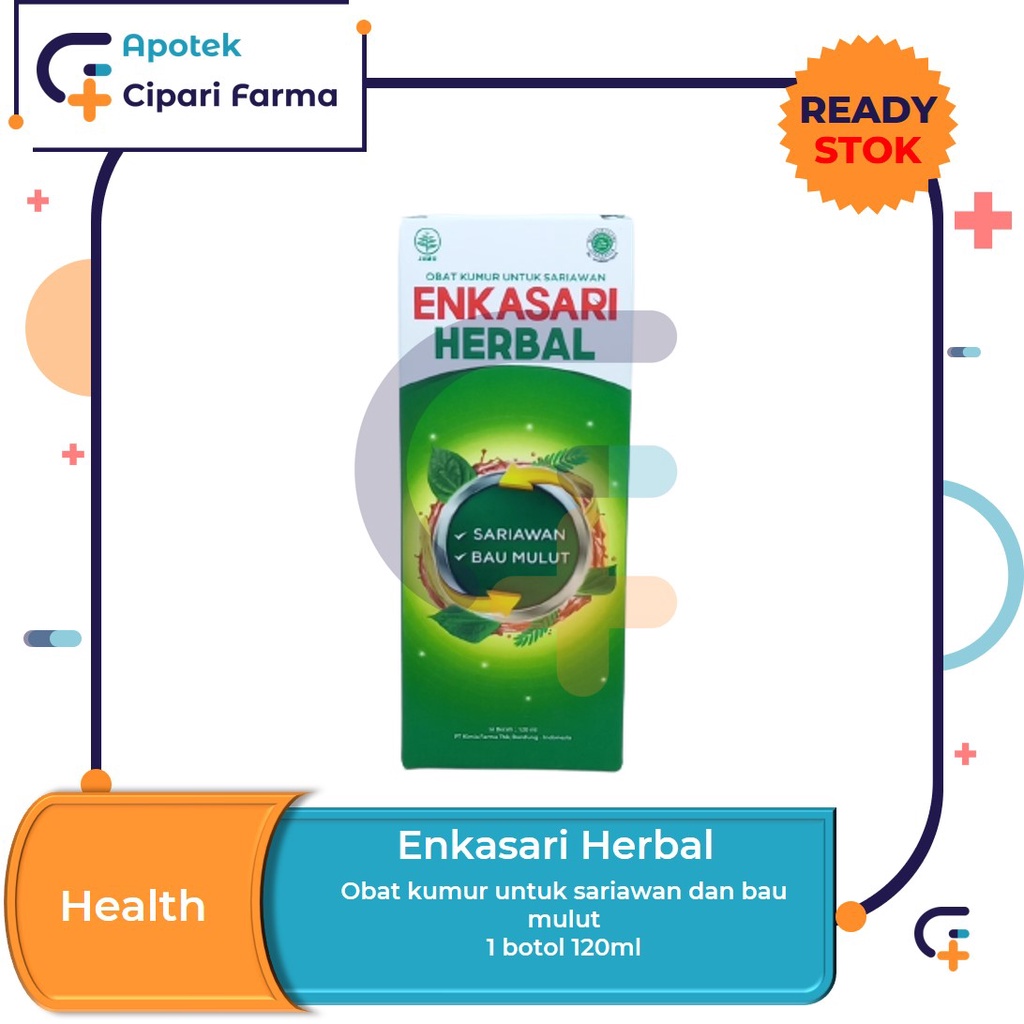 Jual Enkasari Herbal Cairan Obat Kumur Untuk Sariawan Bau Mulut Ml