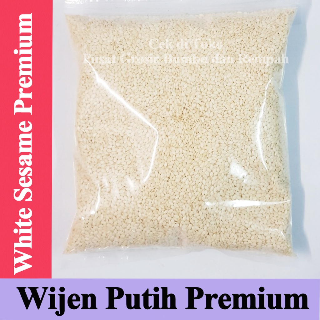 Jual WIJEN PUTIH 1 KG WHITE SESAME PREMIUM BIJI WIJEN PUTIH SUPER 1