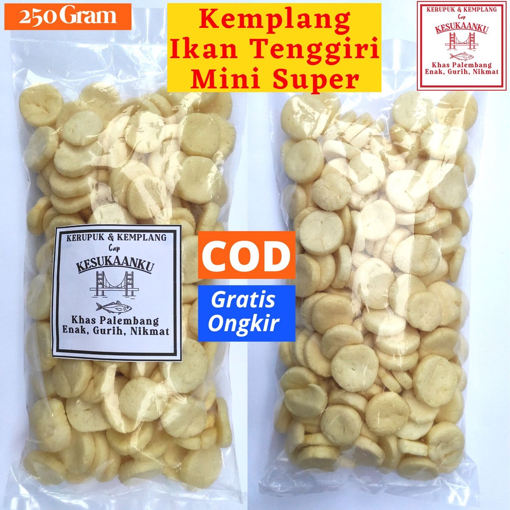 Jual KERUPUK KEMPLANG MINI SUPER PALEMBANG ASLI IKAN TENGGIRI Shopee