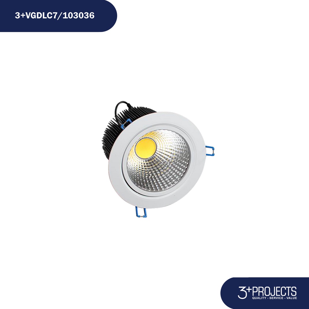 Jual Lampu Downlight Cob Indoor Modern Minimalis W W V K Warm