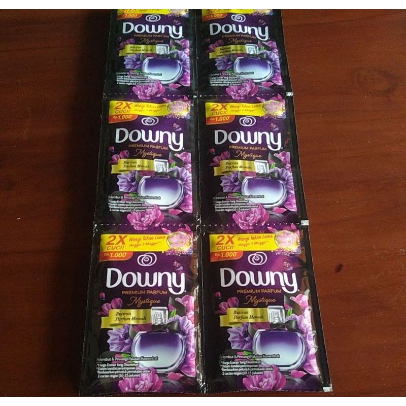 Jual Downy Ungu Renceng An Isi Pcs Mystique Shopee Indonesia