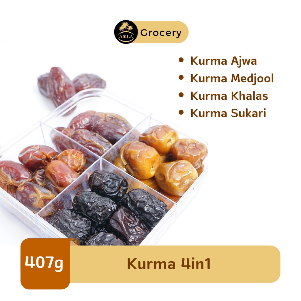 Jual Paket Kurma Sekat Kurma Sukari Kurma Khalas Kurma Ajwa Kurma