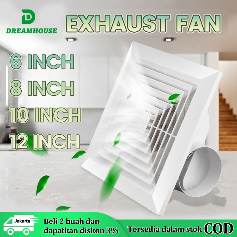 Jual Exhaust Fan Ceiling Plafon Inch Harga Terbaik Inci