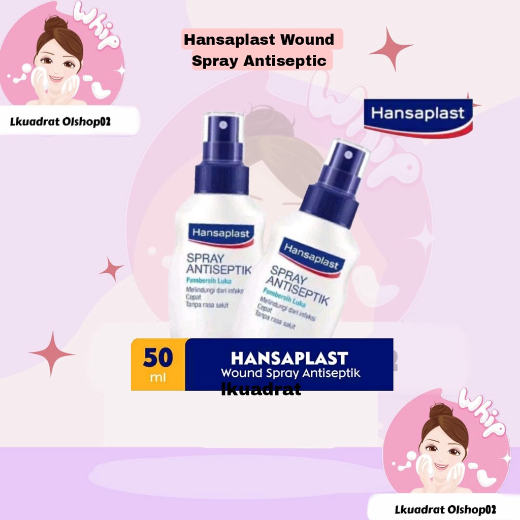 Jual Hansaplast Wound Spray Antiseptic 50ml Shopee Indonesia