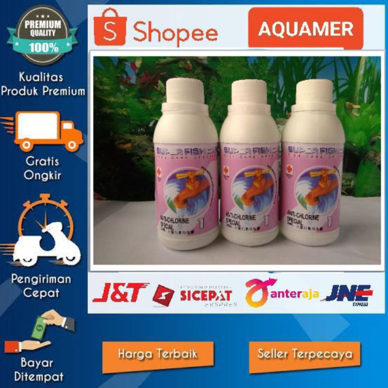 Jual OBAT ANTI KAPORIT AIR LEDENG FORMULASI JERMAN 230ML SUPER FISH