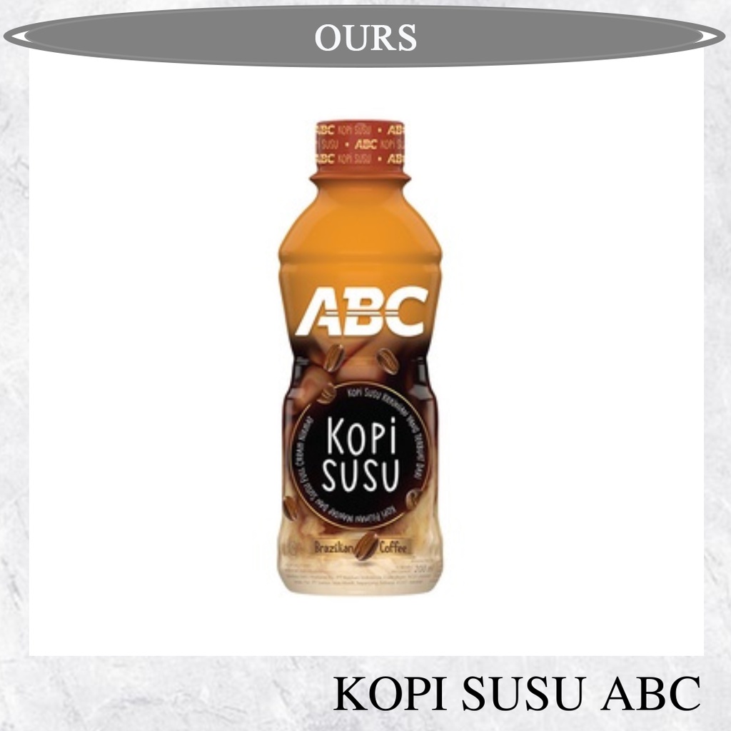 Jual KOPI SUSU ABC RTD 200ML Shopee Indonesia