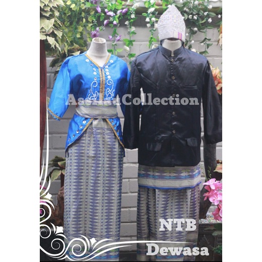 Jual Baju Adat Dewasa Nusa Tenggara Barat Ntb Laki Cewek Shopee