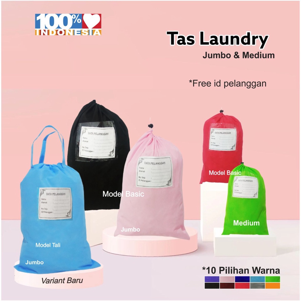 Jual TAS LAUNDRY JUMBO Laundry Bag Tas Laundry Non Wooven Bahan