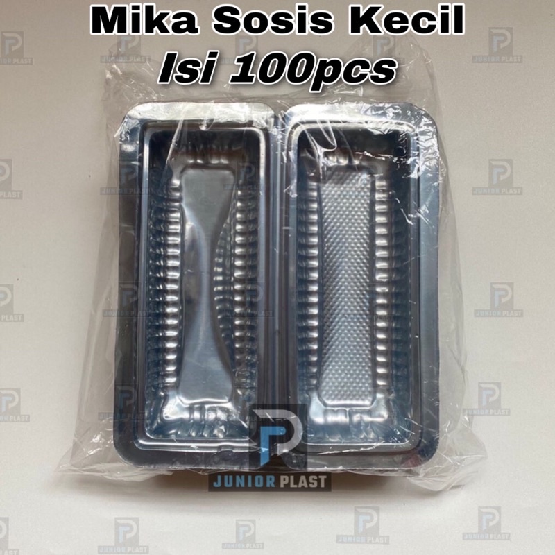 Jual Mika Sosis Kecil Bening Tray Sosis Bening Isi Pcs Shopee