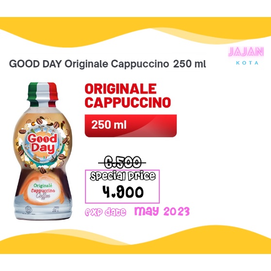 Jual Good Day Originale Cappuccino Ml Shopee Indonesia