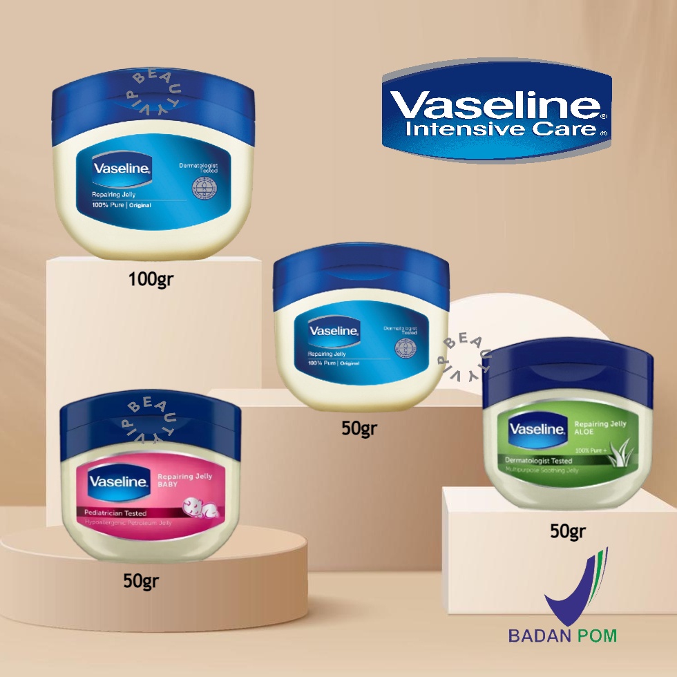 Jual VASELINE Repairing Petroleum Jelly Lotion Pure 50ml 100ml