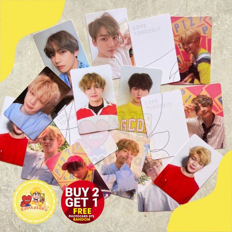 Jual PC PHOTOCARD BTS LY HER TAEHYUNG JIMIN JUNGKOOK LIKE OFFICIAL