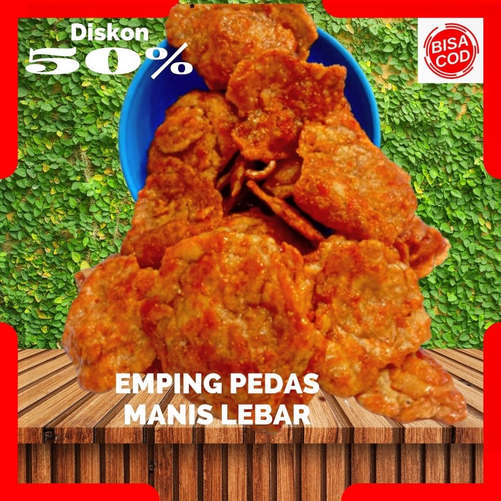 Jual Emping Melinjo Pedes Manis Lebar Snack Emping Murah Super Renyah