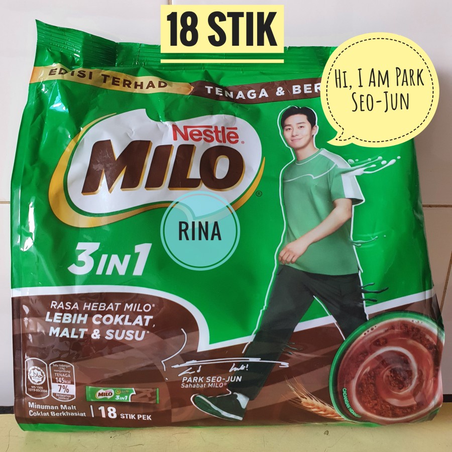 Jual Milo 3 In 1 Sachet Stick Produk Malaysia Minuman Coklat Bubuk