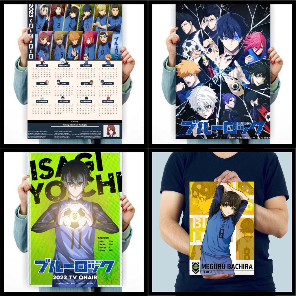 Jual Poster Anime Terlengkap A3 A4 Blue Lock Bachira Nagi