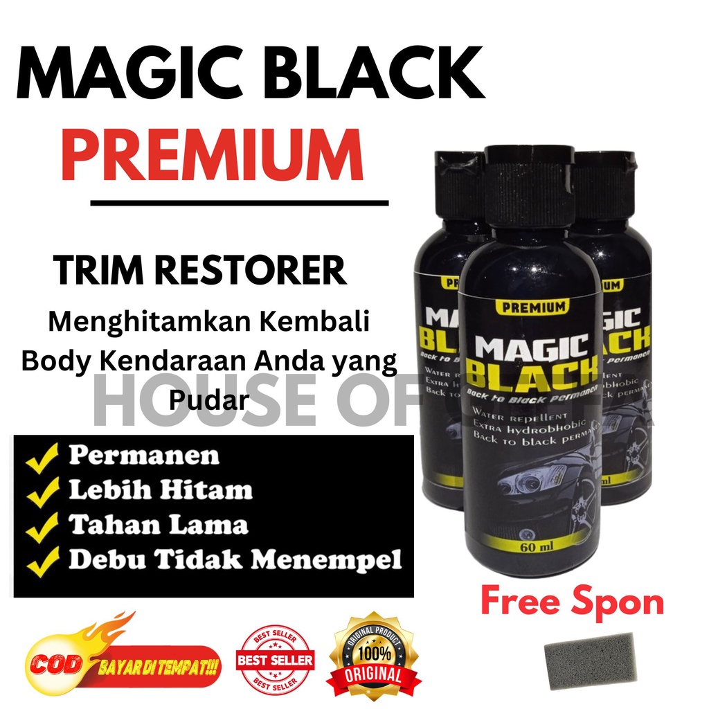 Jual House Of Geefa Magic Black Premium Ml Penghitam Body Motor