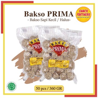 Jual Bakso Baso PRIMA Daging Sapi Kecil Halus 360 Gr 50 Pcs