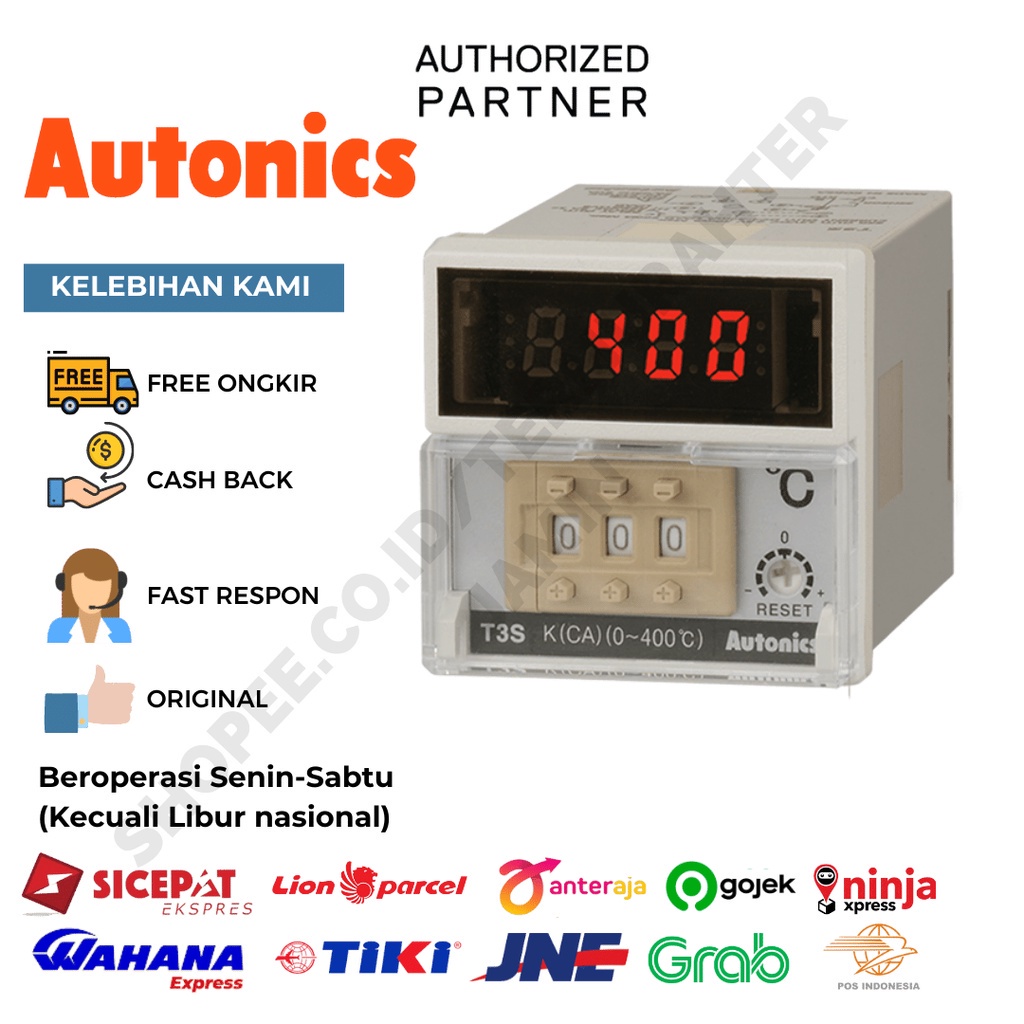 Jual AUTONICS TEMPERATUR SEMI DIGITAL T3S B4RK4C N Shopee Indonesia