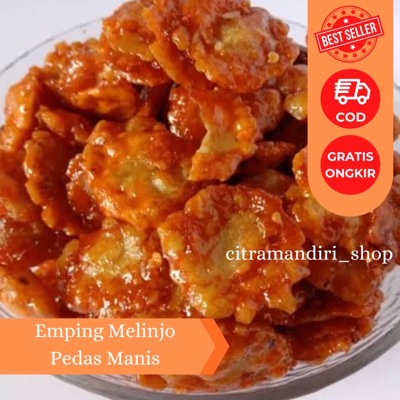 Jual Emping Melinjo Pedas Manis Shopee Indonesia