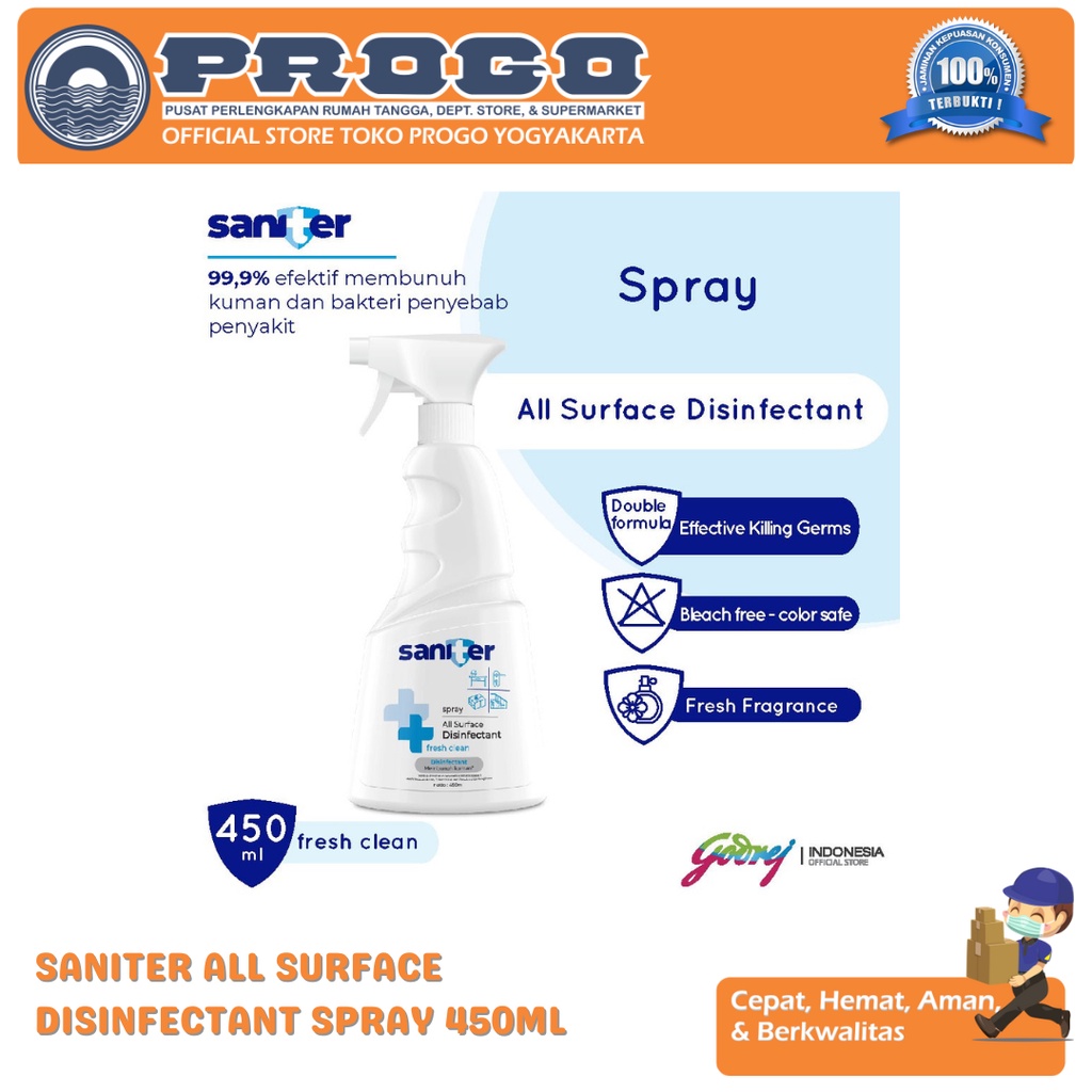 Jual Saniter All Surface Disinfectant Spray Ml Shopee Indonesia