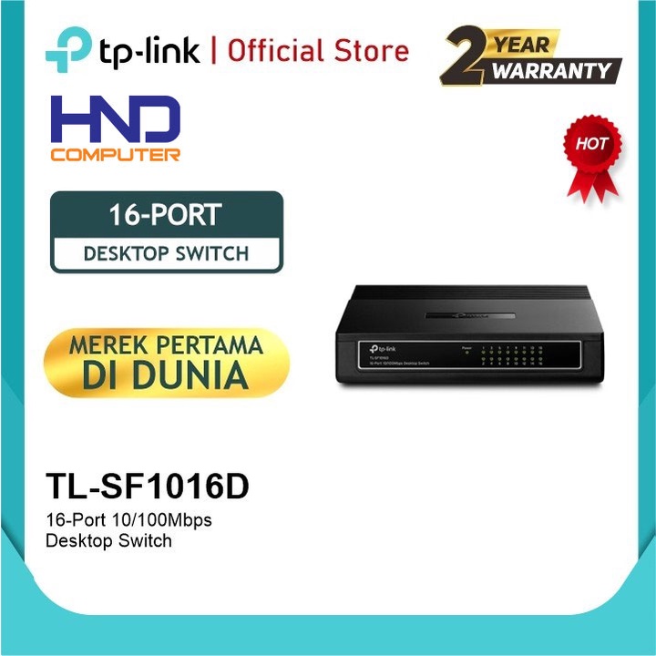 Jual TP Link TL SF1016D Switch Hub 16 Port Shopee Indonesia