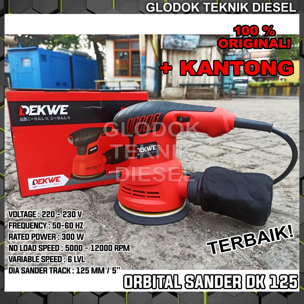 Jual Mesin Amplas Kayu Finishing Electric Sander Orbital 5 125 Mm