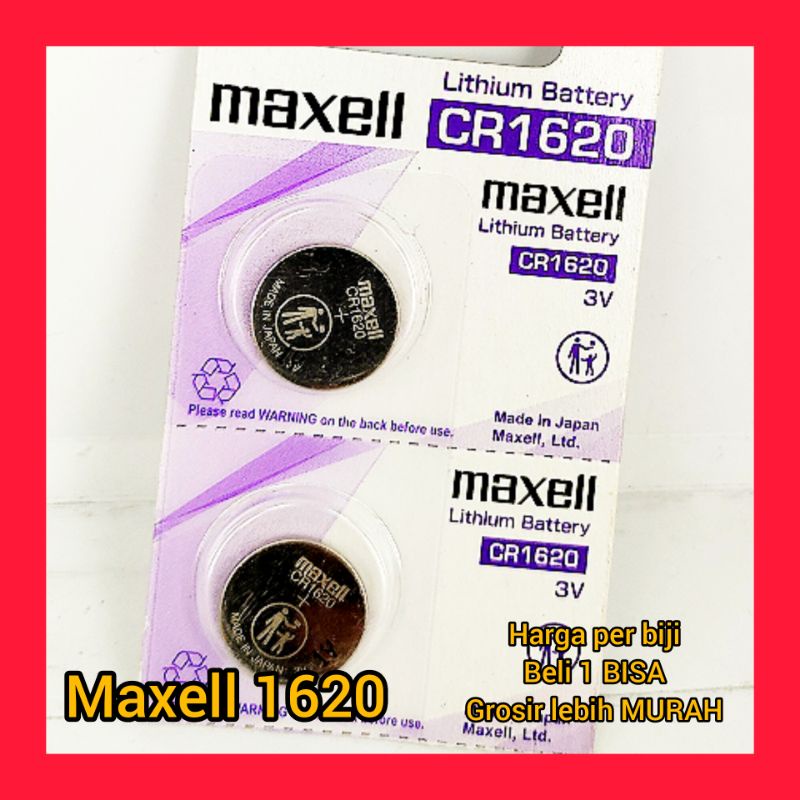 Jual Baterai Maxell 1620 Cr1620 Bateray Original Jam Tangan Camera