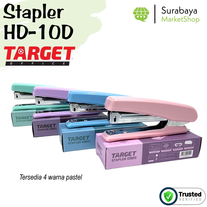 Jual Stapler Target HD 10D Warna Pastel 1pcs Shopee Indonesia