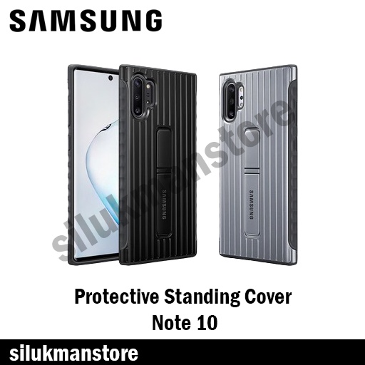 Jual Samsung Galaxy Note Protective Standing Cover Original Black