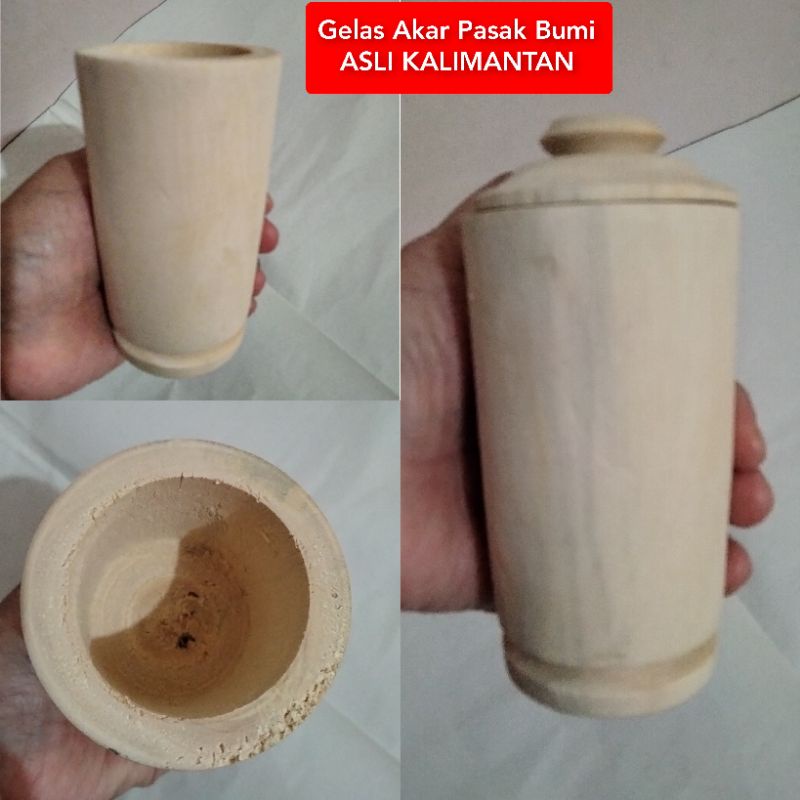 Jual Gelas Kayu Pasak Bumi Asli Kalimantan Shopee Indonesia